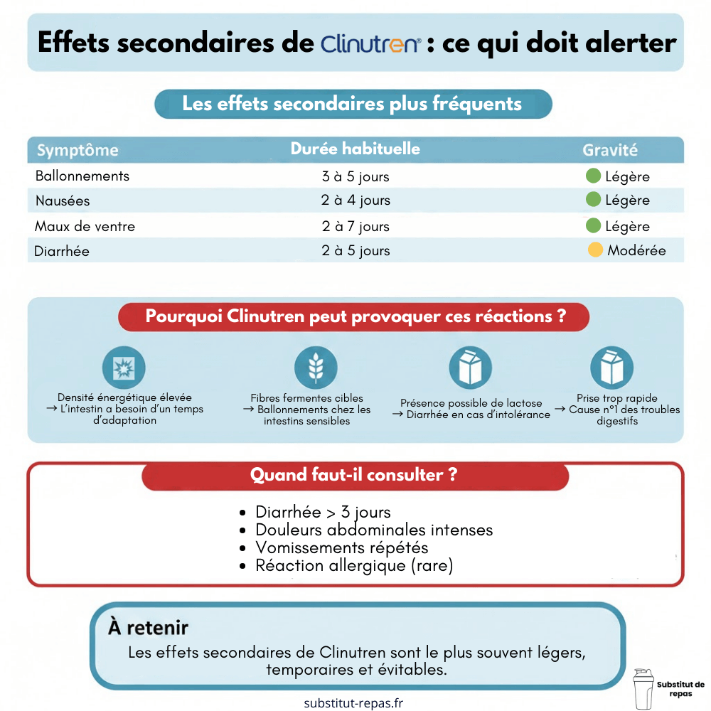 Effets secondaires Clinutren