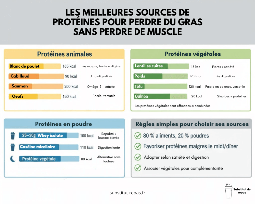 Les meilleures sources de protéines pour perdre du gars