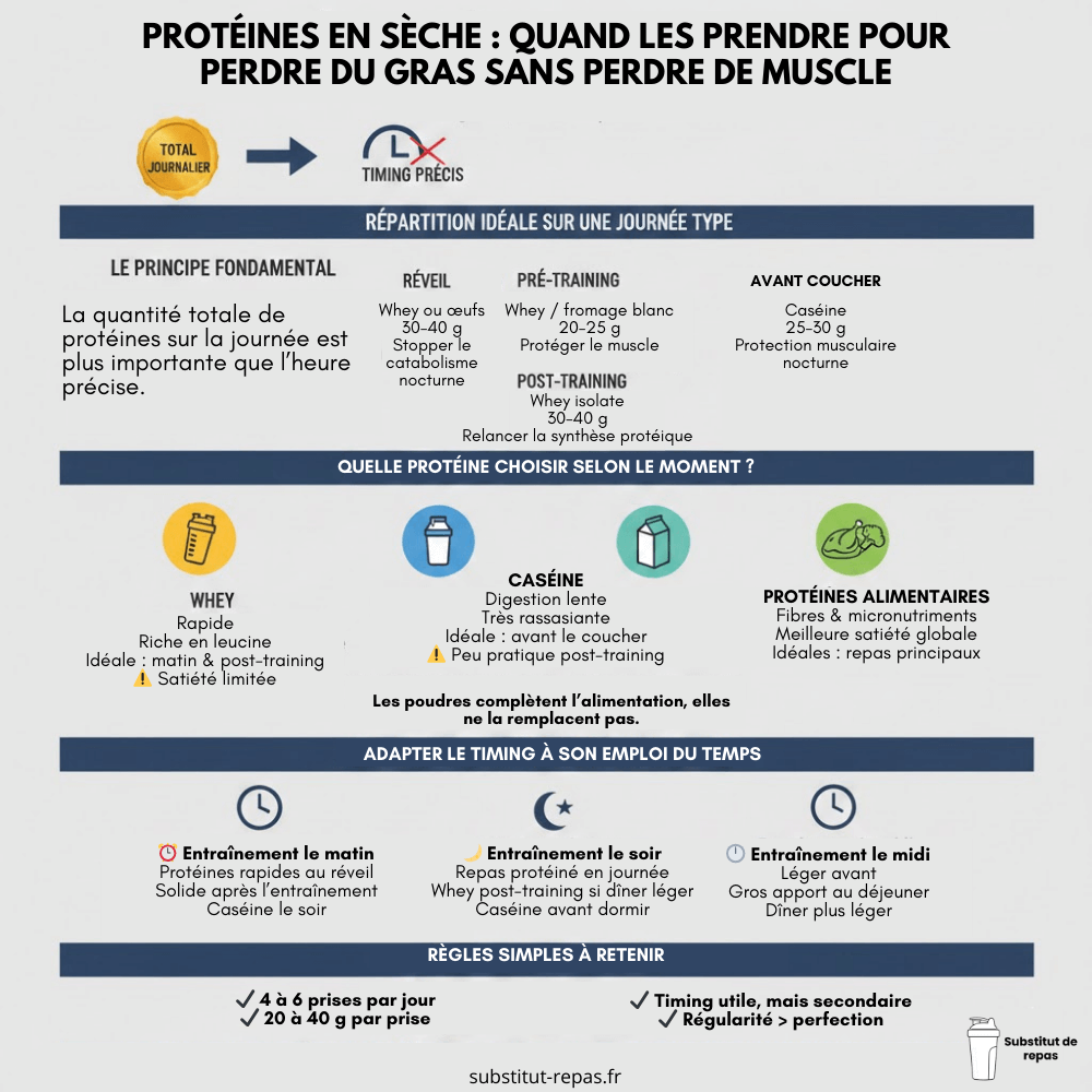 Protéines sèches : quand les prendre