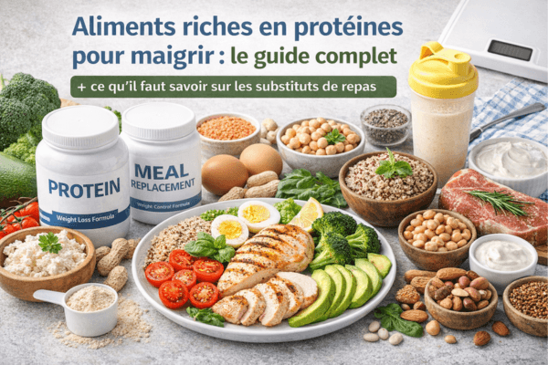 Aliments riches en protéines pour maigrir : le guide complet + ce qu’il faut savoir sur les substituts de repas