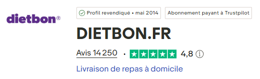 Avis Trustpilot Dietbon
