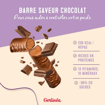 Avantages barre chocolat Gerlinéa